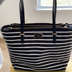 Kate Spade stripe tote